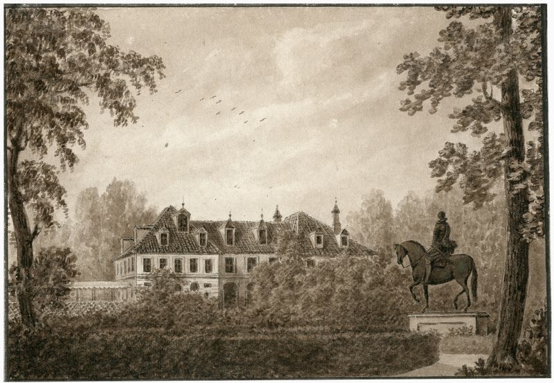 Paisagem de Otto Howen, Expressionismo, com verdes e marrons e pinceladas dinâmicas.