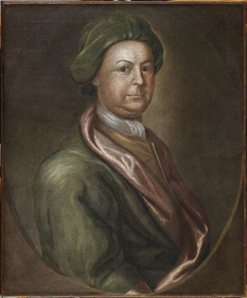 Retrato de John Lovell por Nathaniel Smibert, óleo sobre lienzo
