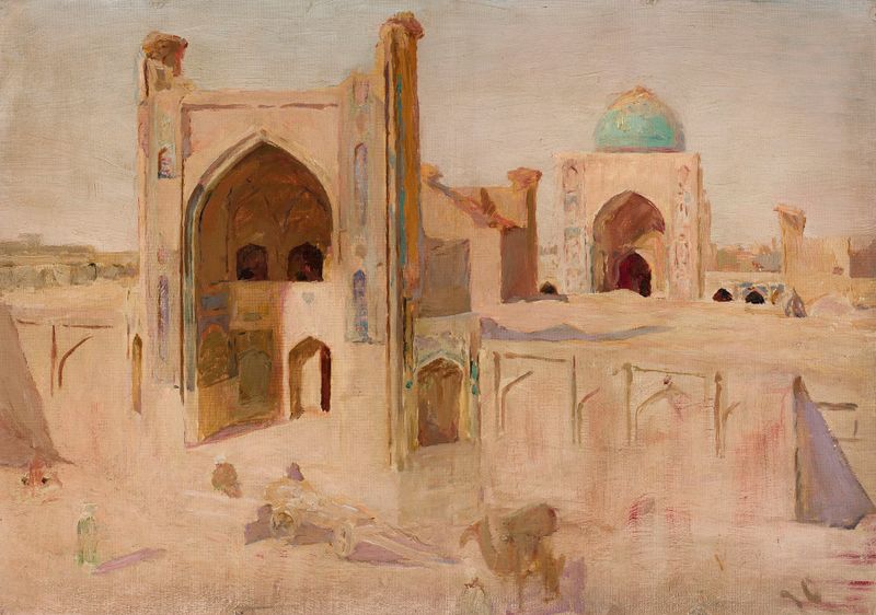 Mezquita Kalan en Bukhara, Arte Islámico de Jan Ciągliński