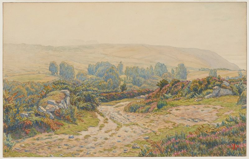 Landscape with fog and dew by Henri Rivière, 1910, Impressionism