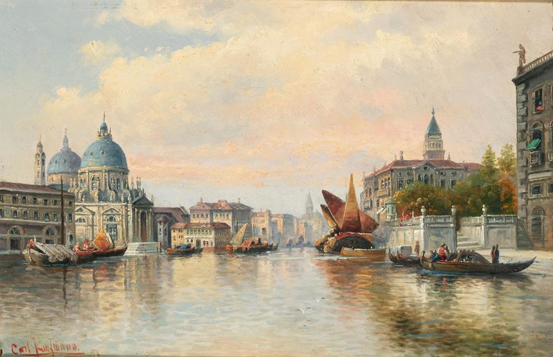 Obra figurativa Aus Venedig de Karl Kaufmann, medio desconocido
