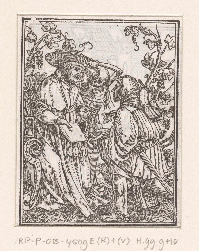 Retrato de um cardeal em ricos trajes, 1538, por Hans Holbein, meio papel