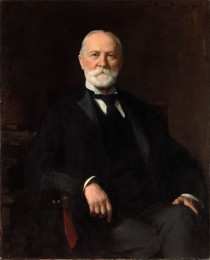 Portrait of James Clark White, oil on canvas by Frederic Porter Vinton