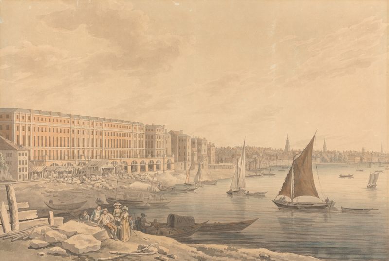 The Royal Terrace, Adelphi by Thomas Malton the Younger, architecture, unknown medium