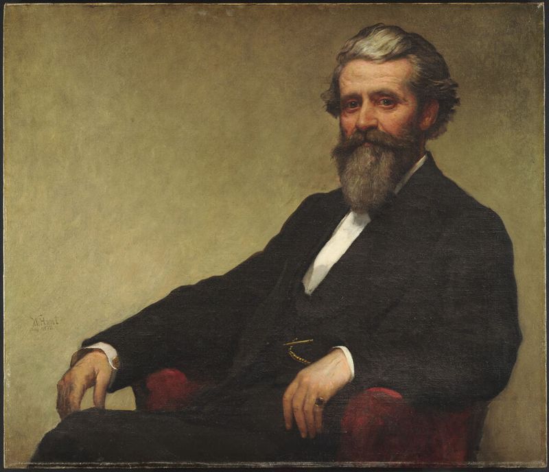 Portrait of Judge John Lowell, oil on canvas by William Morris Hunt