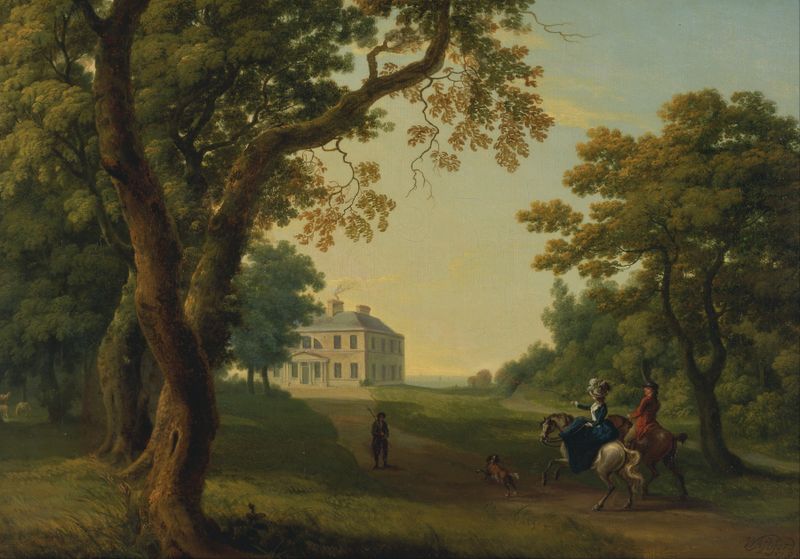 Paisaje de Mount Kennedy, County Wicklow, Irlanda por William Ashford, pintura al óleo