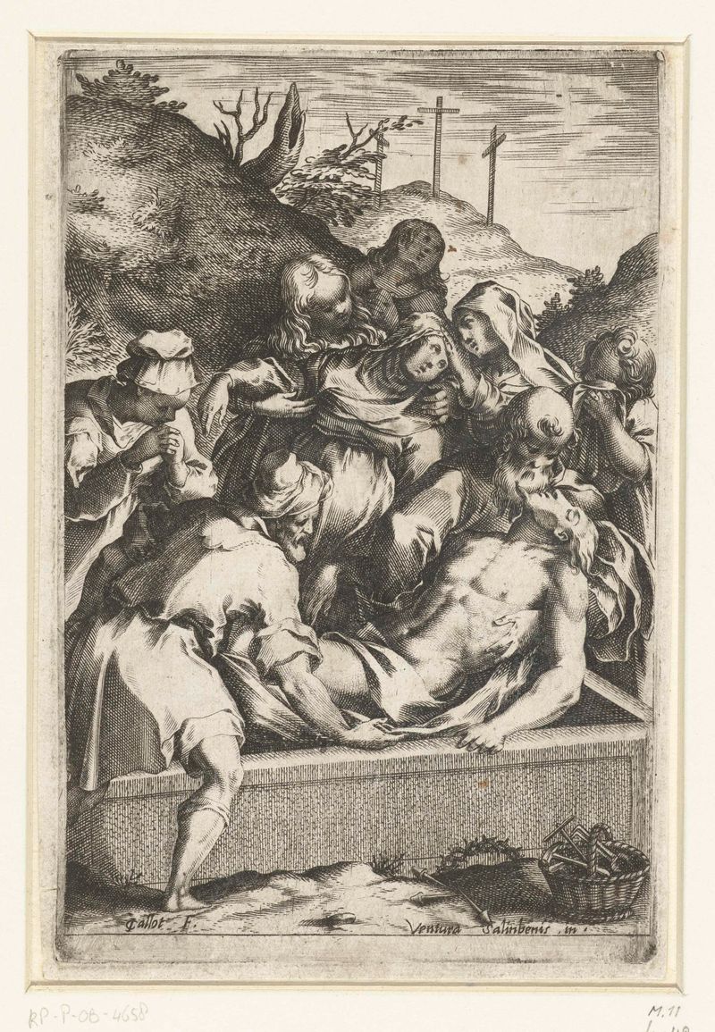 Gravura de Jacques Callot representando figuras caóticas em movimento