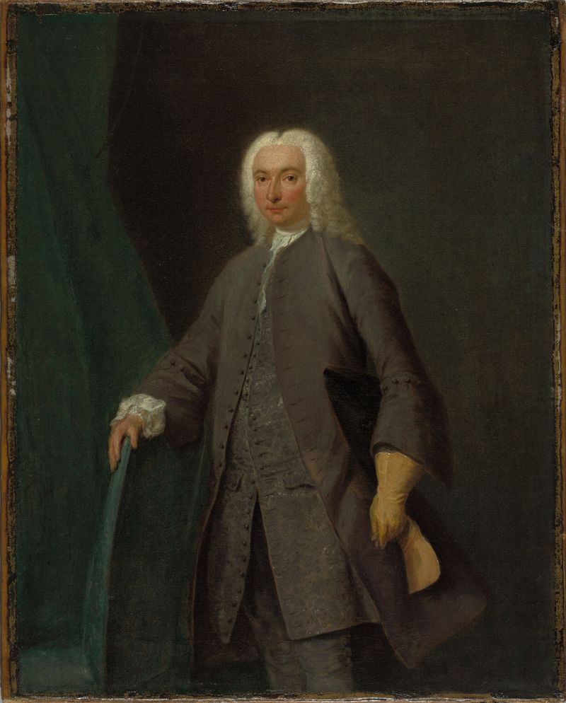 Retrato de um homem, óleo sobre tela de Bartolommeo Nazari