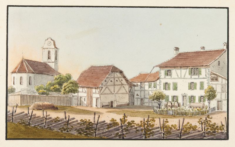 Obra figurativa de Jakob Samuel Weibel, que muestra una figura serena en colores suaves.