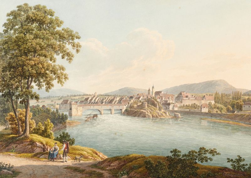 Obra abstracta de Johann Heinrich Luttringhausen, con tonos apagados y grises en remolino.