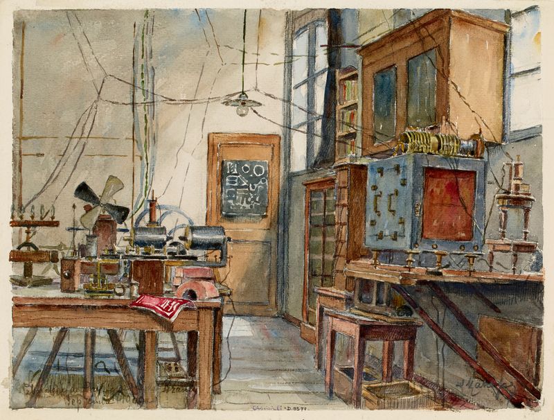 Laboratoire de physique de Branly de Georges-Henri Manesse, meio desconhecido