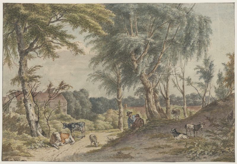 Genre scene depicting refuse and decay by Wybrand Hendriks, oil painting