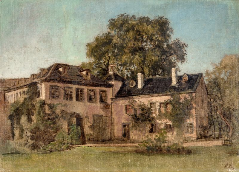 Malkasten, La Casa de los Artistas en Düsseldorf de Ferdinand Fagerlin, medio desconocido