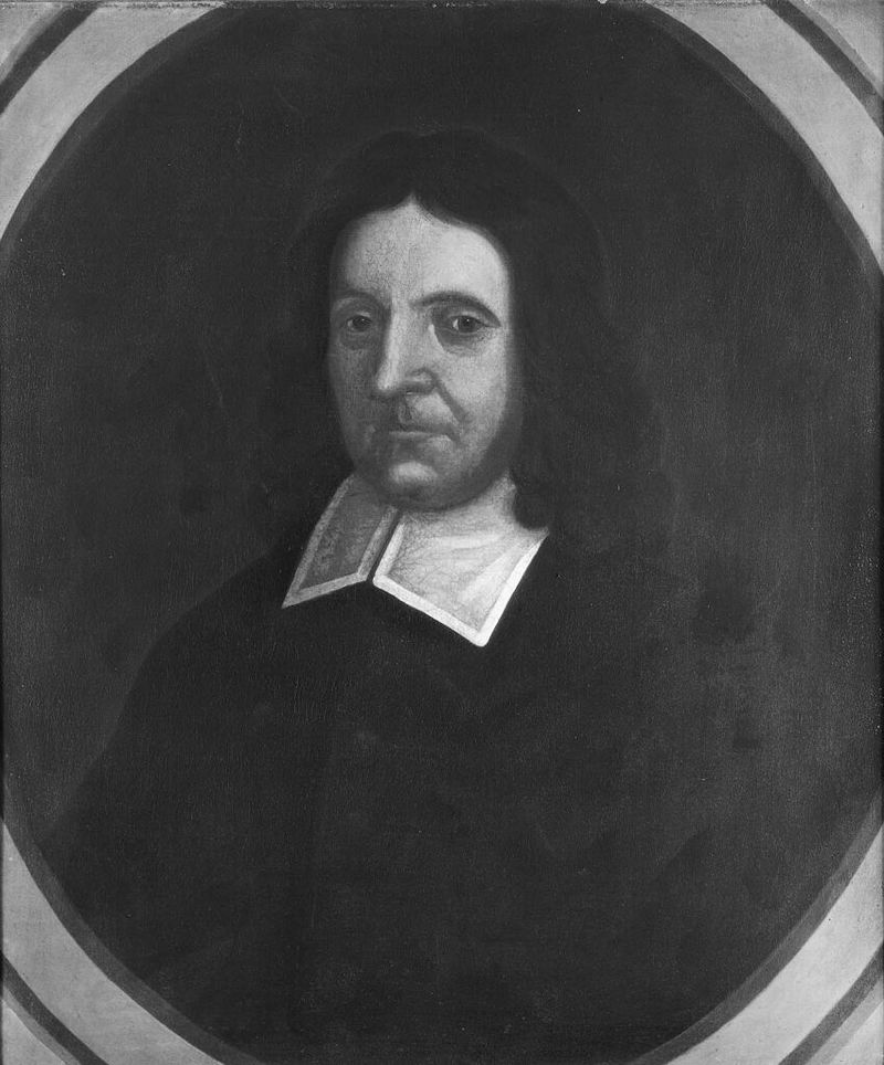 Retrato del Reverendo Samuel Willard, óleo sobre lienzo, artista no identificado