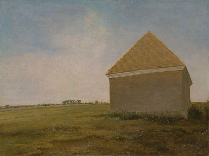 Caballos de carrera en Newmarket Heath de George Stubbs, pintura al óleo