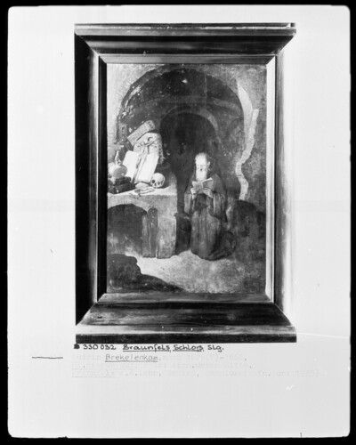 Figuras etéreas en luz dorada, pintura al óleo de Quiringh Gerritsz Brekelenkam