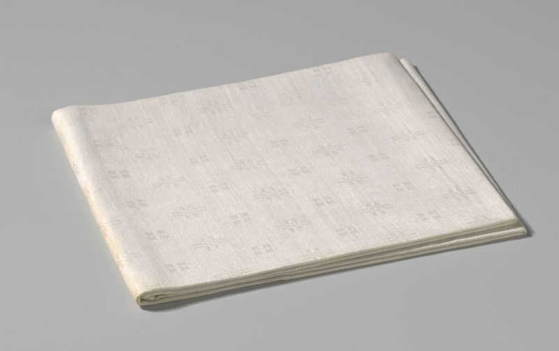 Tecido decorativo vitoriano de linho com pellenpatroon