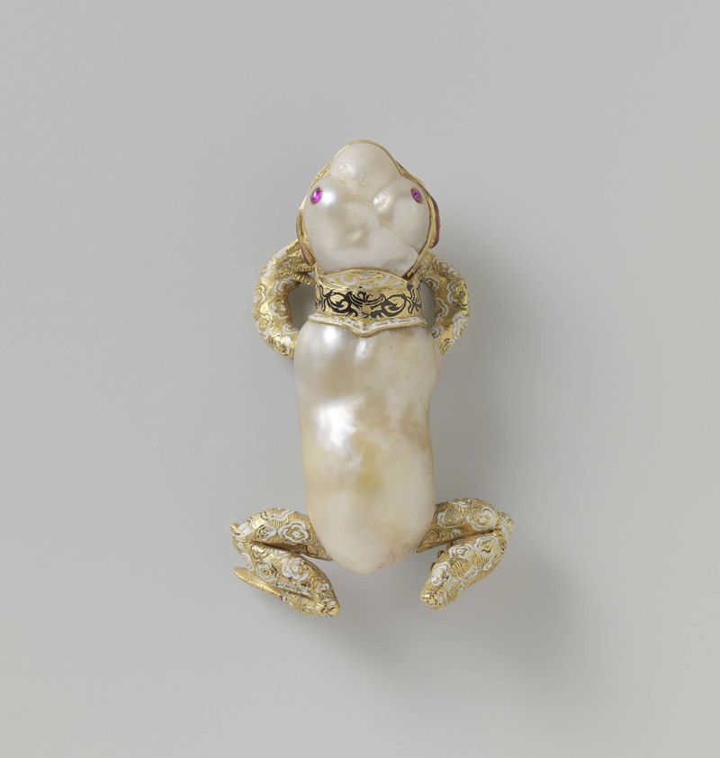 Pendente em forma de sapo, metal, artista desconhecido, c. 1600