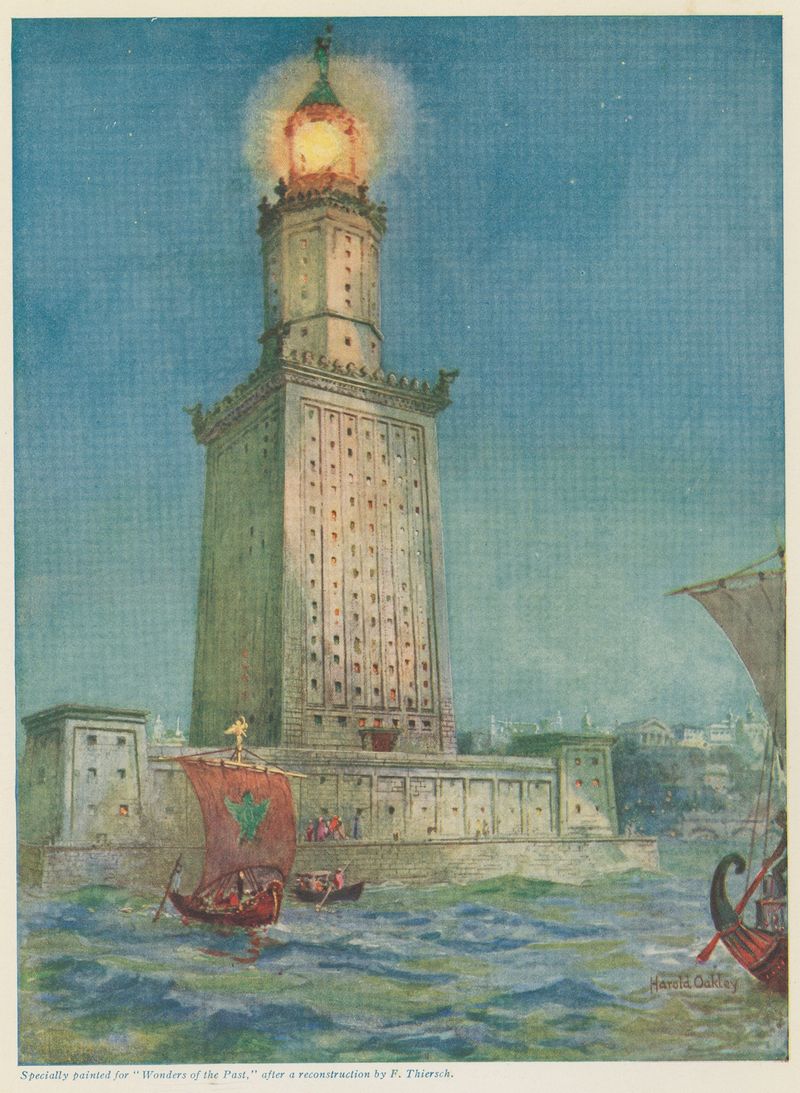 Farol no Mediterrâneo de Harold Oakley, modernismo, 1924