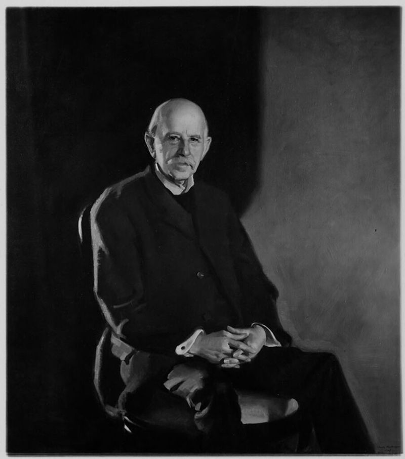 Portrait of Henry Pickering Walcott, oil on canvas by Charles Sydney Hopkinson