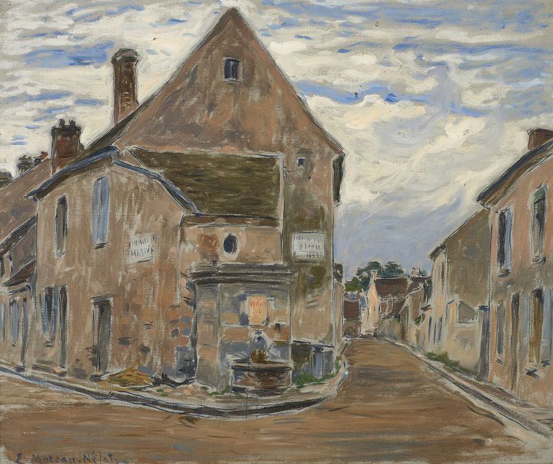 Fountain in stonework by Etienne Moreau-Nélaton, Impressionism