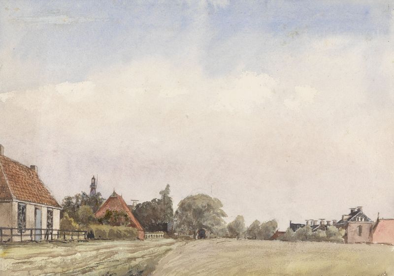 Paisagem de dunas de areia e céu de Jan Daniël Cornelis Carel Willem baron de Constant Rebecque, 1875