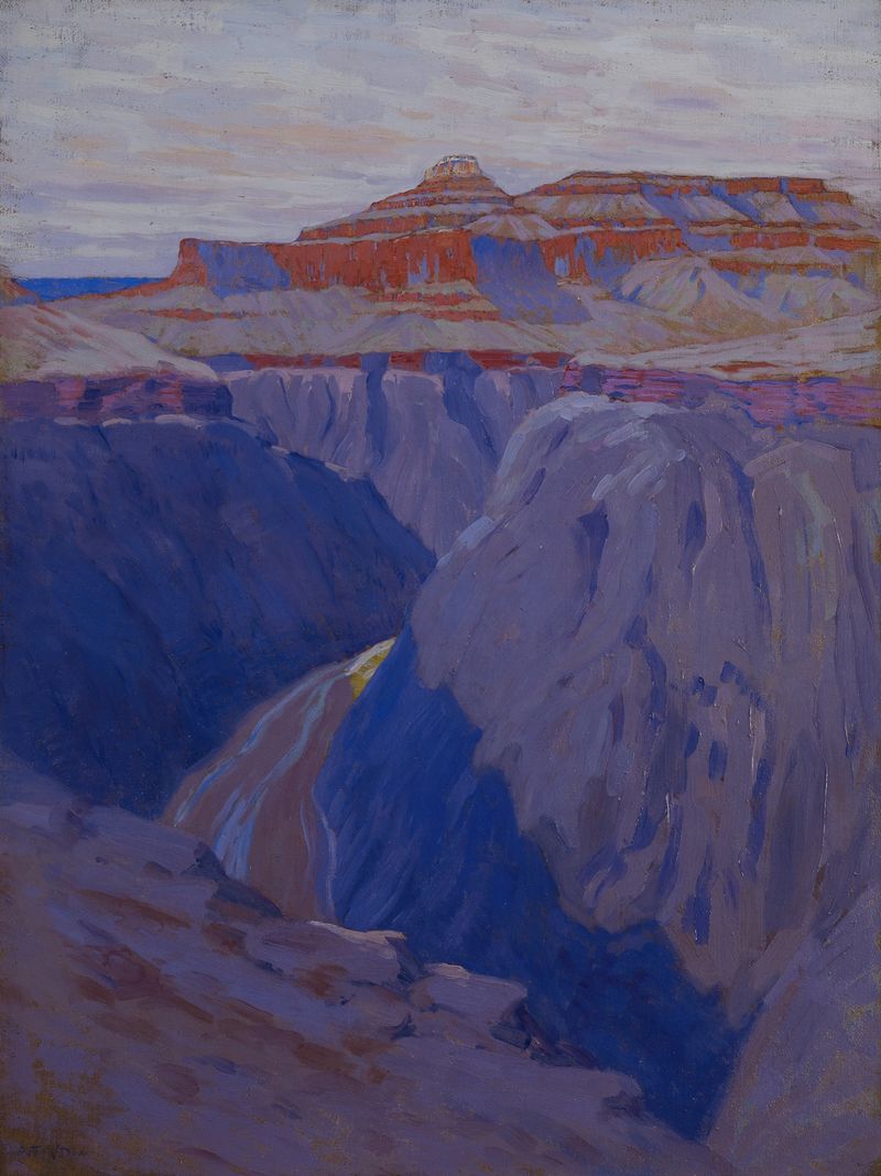 Luminous landscape oil painting by Arthur Wesley Dow