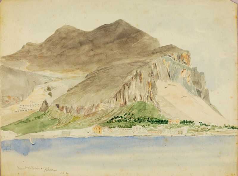 Mt. Pellegrino, Palermo de Miner Kilbourne Kellogg, óleo sobre tela