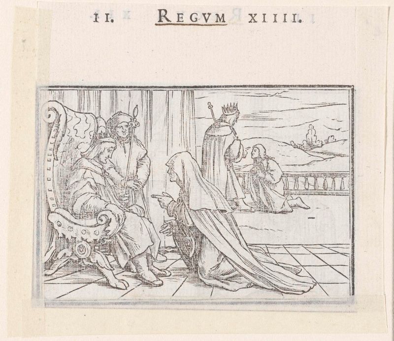 Dibujo histórico de Hans Holbein (II) que muestra dos figuras en diálogo sobre papel.