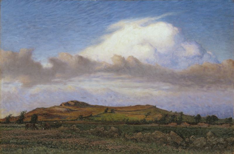 The Håsten Hill at Varberg II by Nils Kreuger, impressionism, landscape
