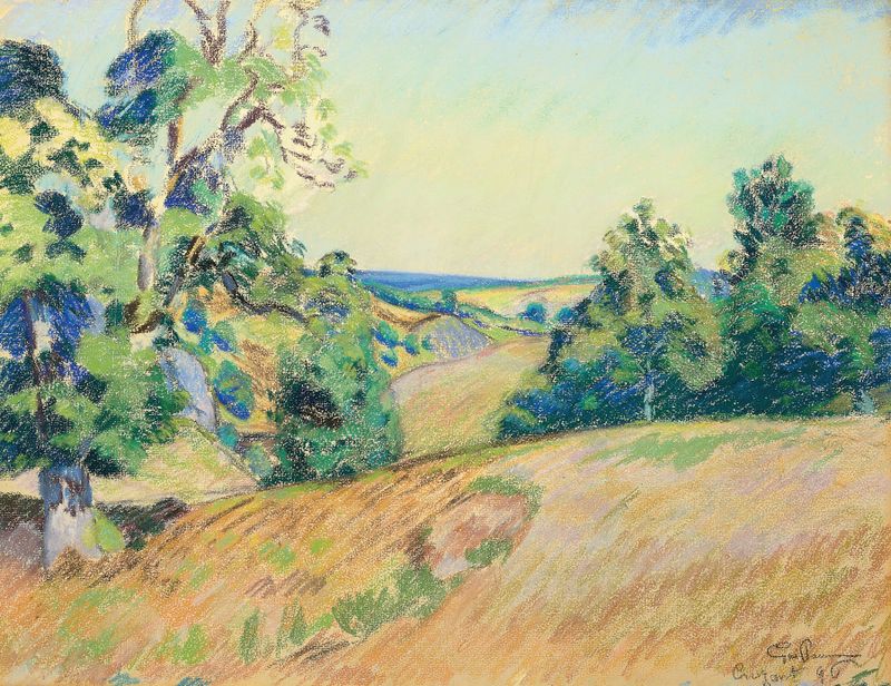 Paysage de Crozant de Armand Guillaumin, impresionismo, paisaje