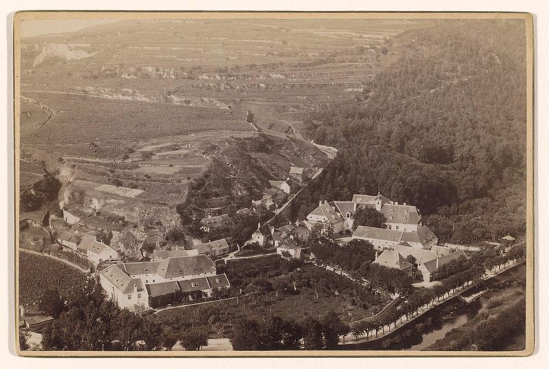 Vista del paisaje del valle de Krems, impresión de albúmina de Franz von Prandtstetter