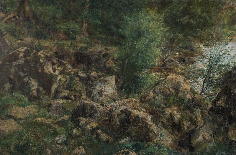 Portrait of a woman with soft light, oil painting by Ernst Josephson, 1886