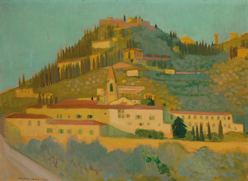 Paisaje con tonos pastel de Maurice Denis, 1931