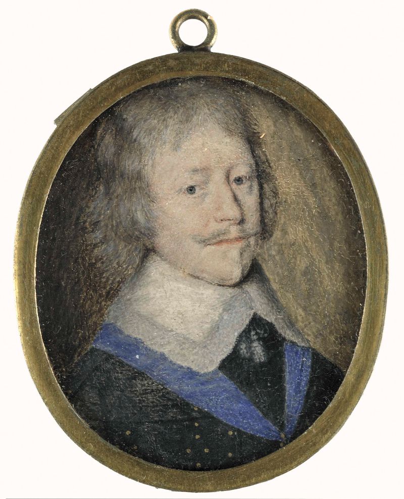 Retrato de Frederik Hendrik, óleo sobre tela de artista desconhecido