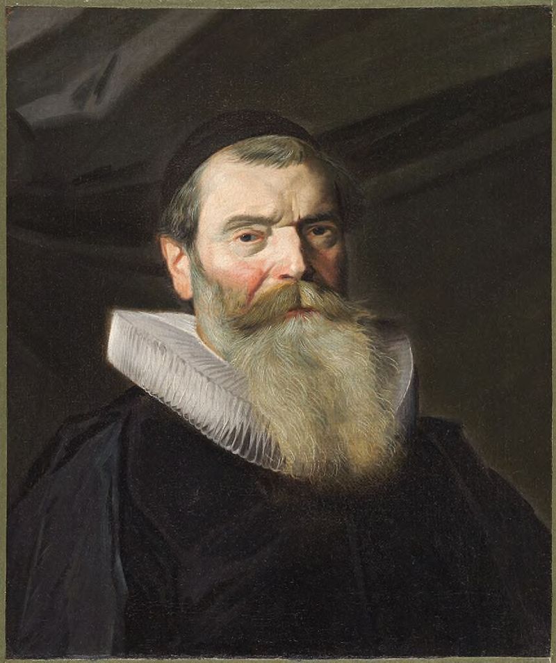 Portrait of a preacher by Frans Hals, oil on canvas, featuring detailed expression and dramatic light.
