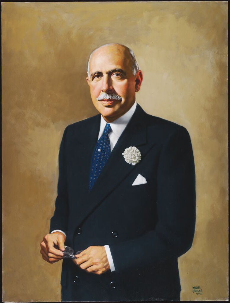 Portrait of Arthur Lehman, oil on canvas by Daniel Greene