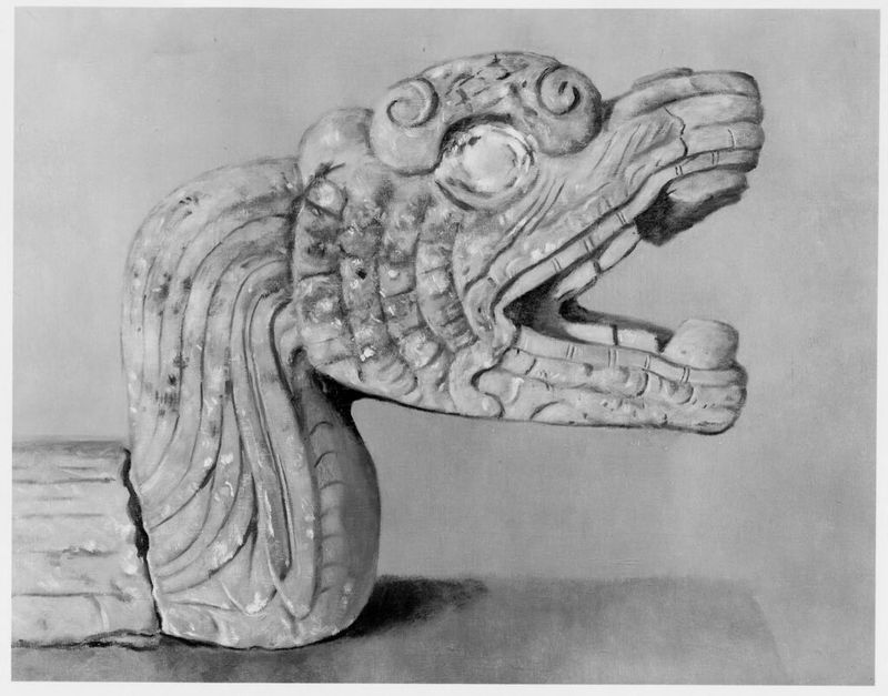 Plumed Serpent de Joseph Lindon Smith, óleo sobre tela com penas vibrantes