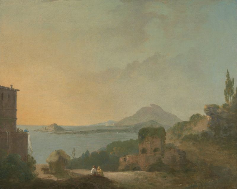 Cicero’s Villa and the Gulf of Pozzuoli, oil painting by Richard Wilson