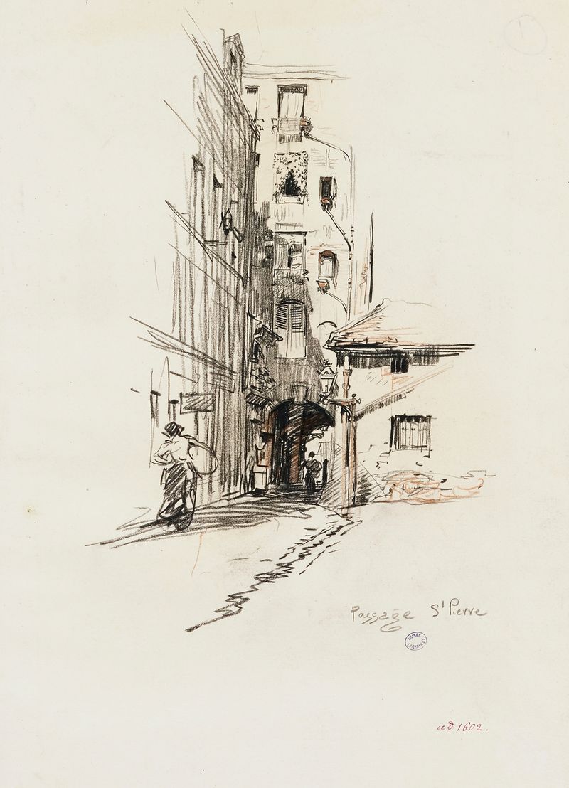 Passage Saint Pierre de Charles Jouas, impresionismo, arquitectura