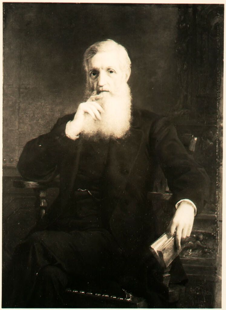 Retrato de George Bancroft, óleo sobre tela de Gustav Richter