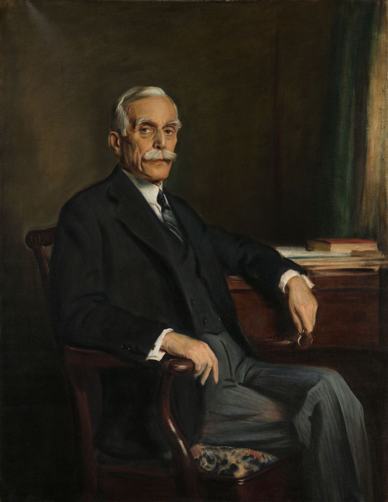 Retrato de Andrew William Mellon, óleo sobre tela de Casimir Gregory Stapko