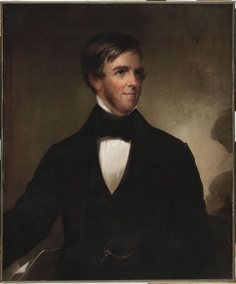 Retrato de Oliver Wendell Holmes, óleo sobre lienzo de Thomas Buchanan Read