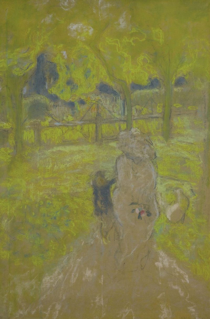 Interior scene with sunlight, oil painting by Édouard Vuillard