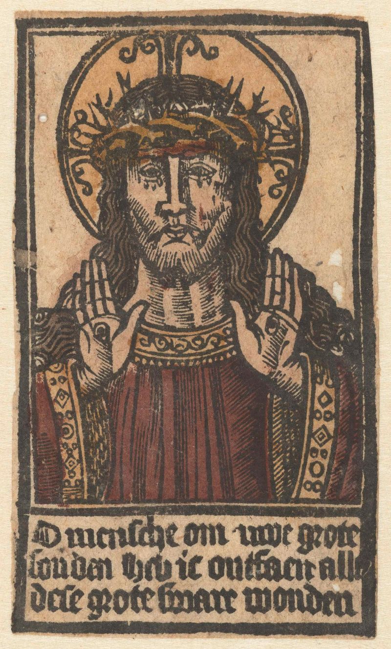 Retrato de una figura contemplativa en tonos sombríos de Unknown Artist