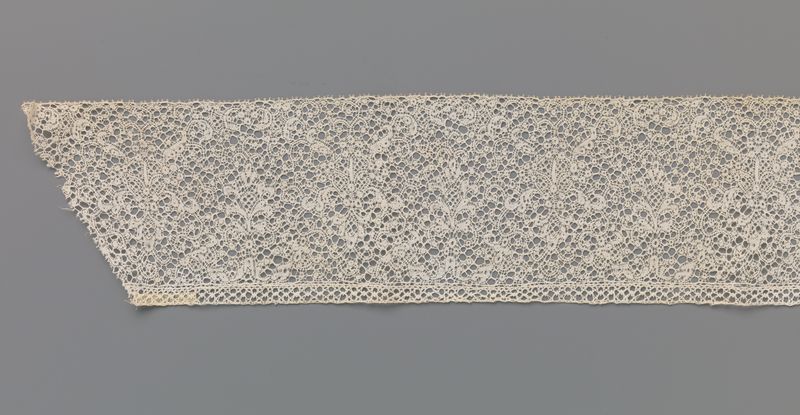 Textil de encaje con dos motivos de candelabro de Unknown Artist