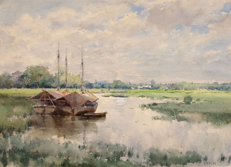 Watercolor landscape by William Henry Holmes