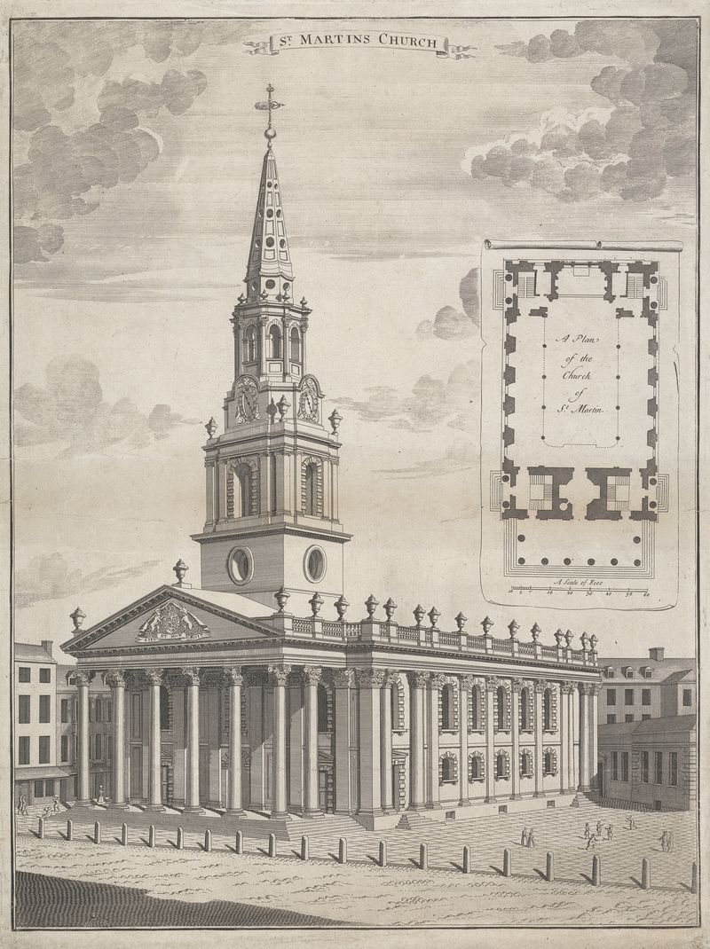St. Martin’s Church architecture at twilight by Sutton Nicholls