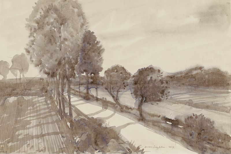 Moonlight no. 1 de Donald Shaw MacLaughlan, impresionismo, paisaje