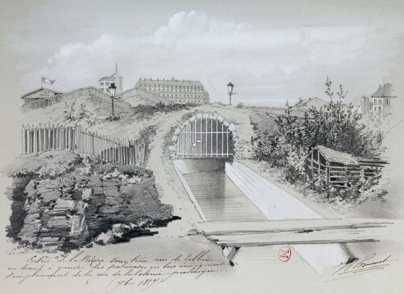L’entrée de la Bièvre dans Paris by Jules-Adolphe Chauvet, oil on canvas